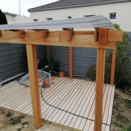 Réparation de toiture de pergola en acier Lormont