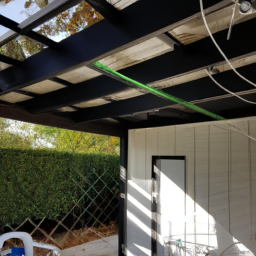 Création de pergola avec toiture véranda en PVC Tonneins