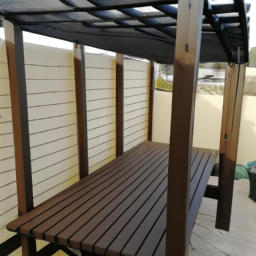 Réfection de pergola avec auvent en PVC Tain-l'Hermitage