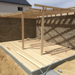 Agrandissement de pergola avec auvent en aluminium Nouzonville